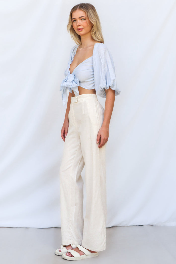 Tari Pants - Beige - Runway Goddess