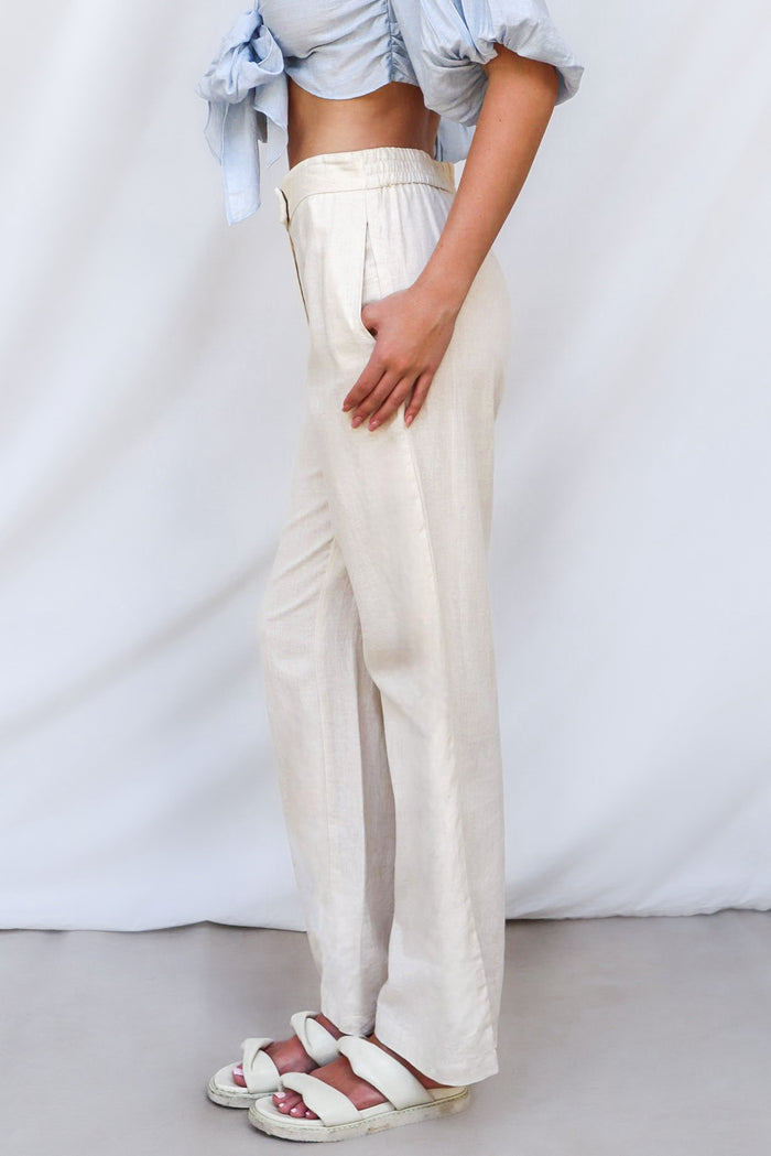 Tari Pants - Beige - Runway Goddess