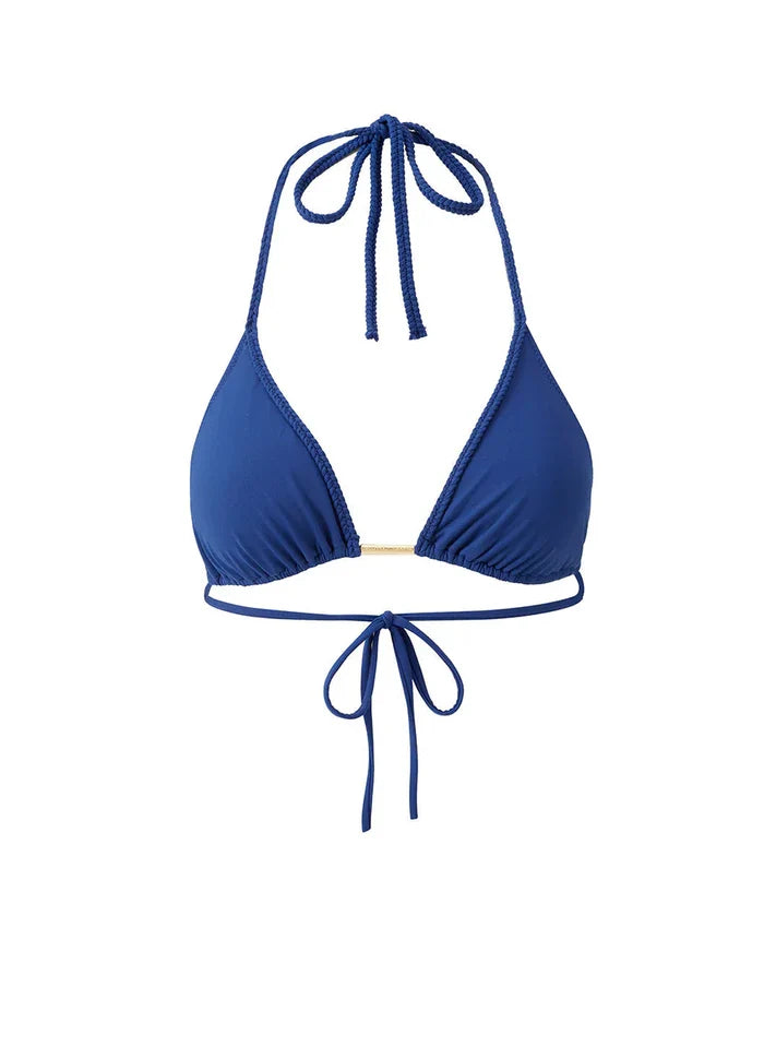 Swimwear Melissa Odabash Tasmania Triangle Bikini Top Marine Apoella