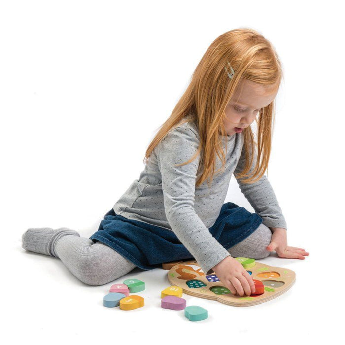 Tender Leaf Toy How Many Acorns Wooden Puzzle