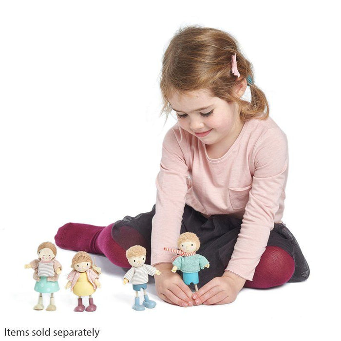 Tender Leaf Toys Doll Edward with Flexible Limbs & His Skateboard