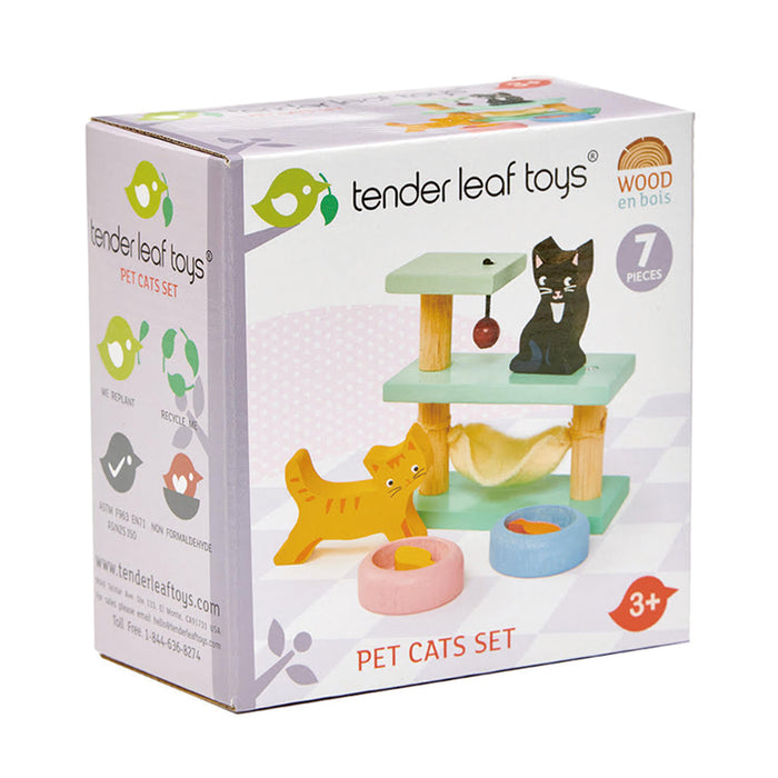Tender Leaf Toys Dollhouse Pet Cat Set