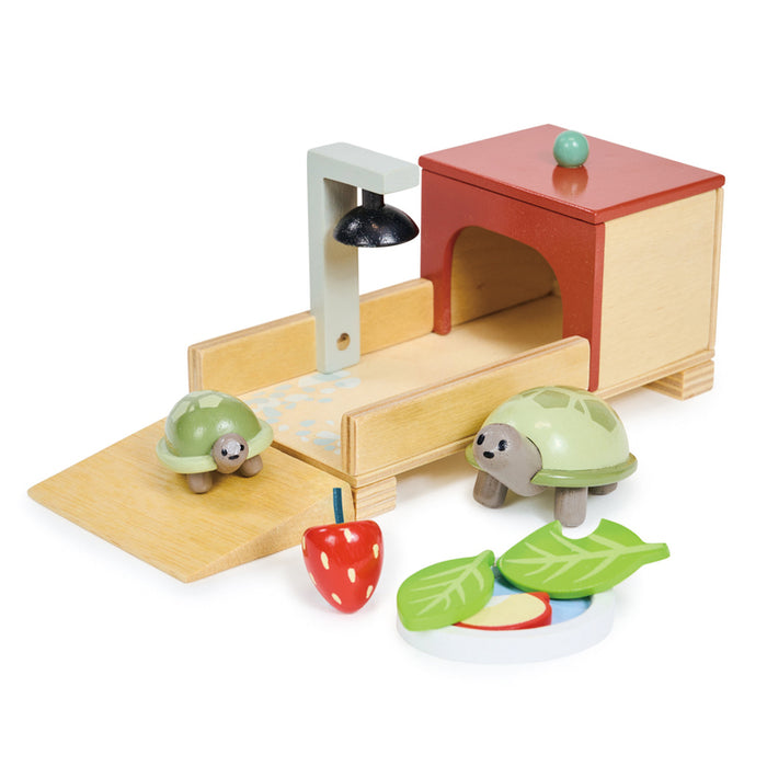 Tender Leaf Toys Dollhouse Tortoise Pet Set