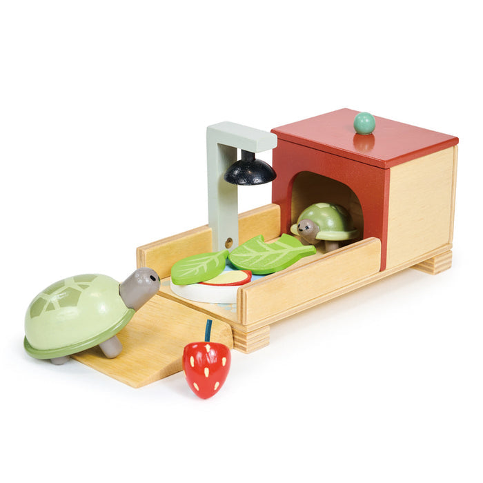 Tender Leaf Toys Dollhouse Tortoise Pet Set