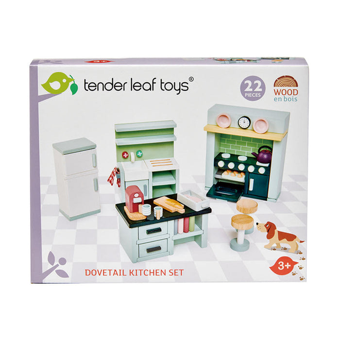 Tender Leaf Toys Dovetail Dollhouse Kitchen Set