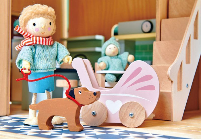 Tender Leaf Toys Dovetail Dollhouse Nursery Set