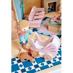 Tender Leaf Toys Dovetail Dollhouse Nursery Set