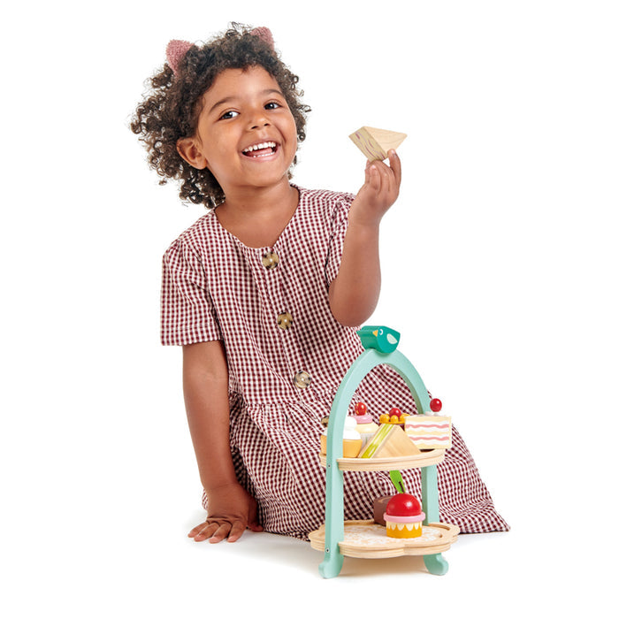 Tender Leaf Toys Pretend Mini Chef Afternoon Tea Set