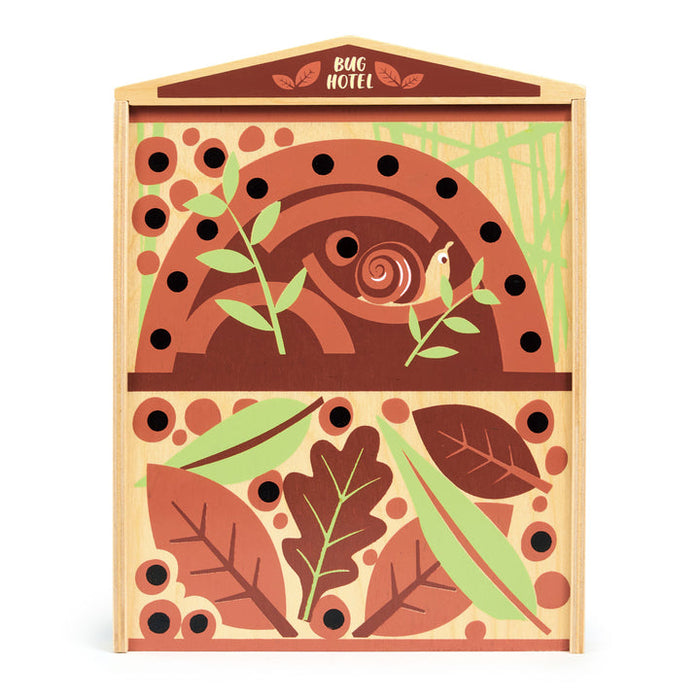 Tender Leaf Toys Pretend Wooden Bug Hotel Play Set