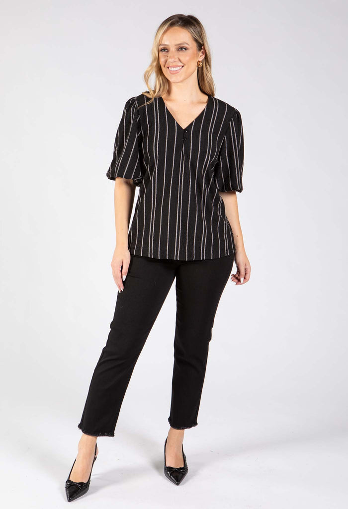 Teolia Striped Blouse