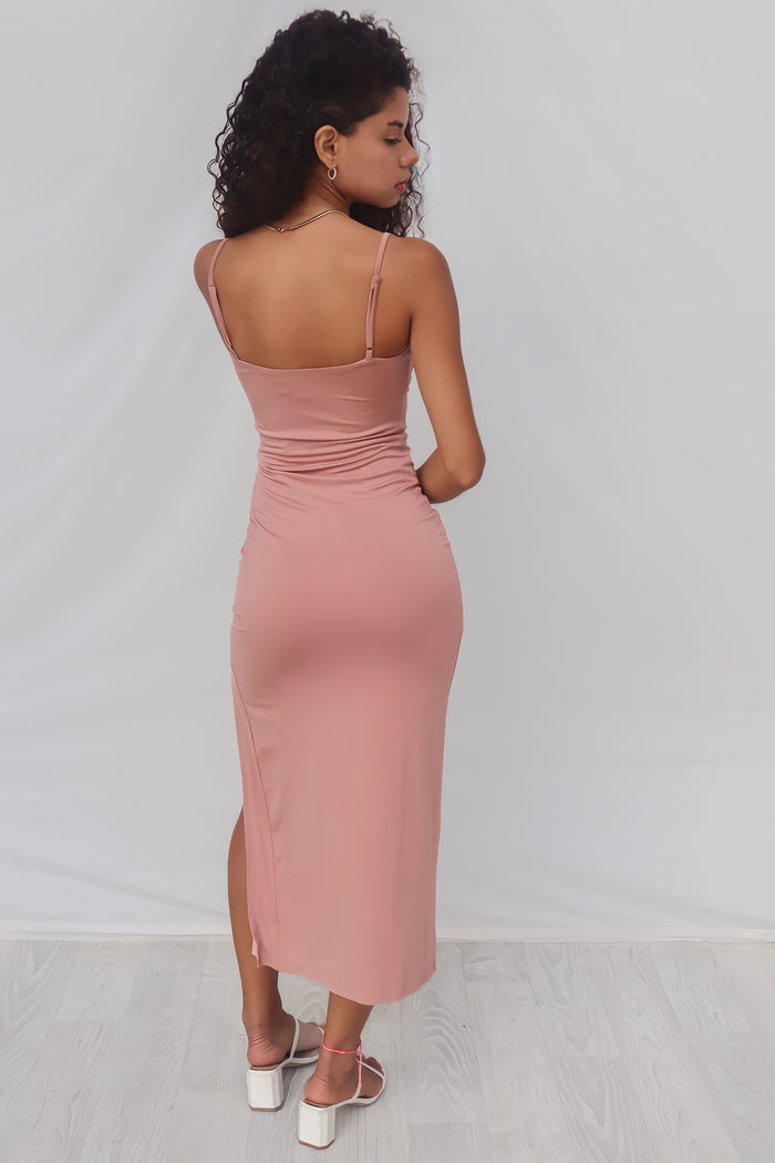 Tereeka Midi Dress - Pink - Runway Goddess