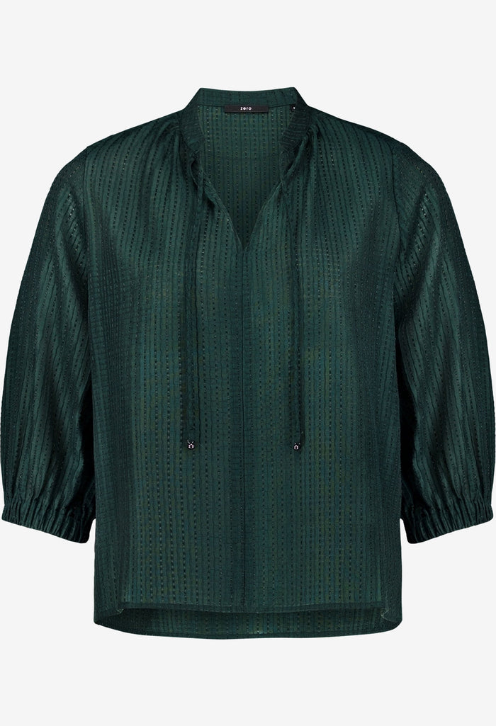 Textured Slip On Blouse