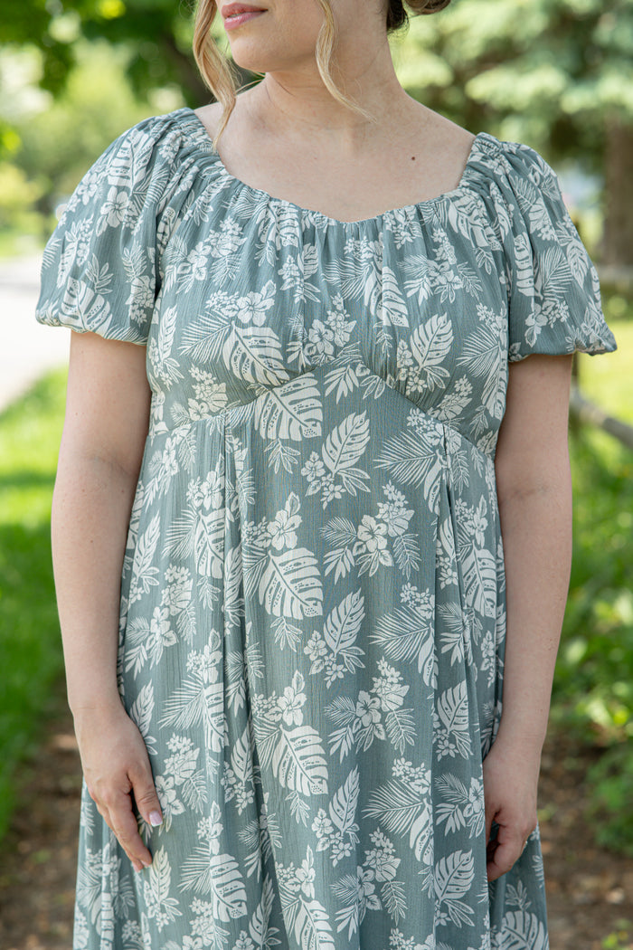 The Lettie in Tropical Green (FINAL SALE)