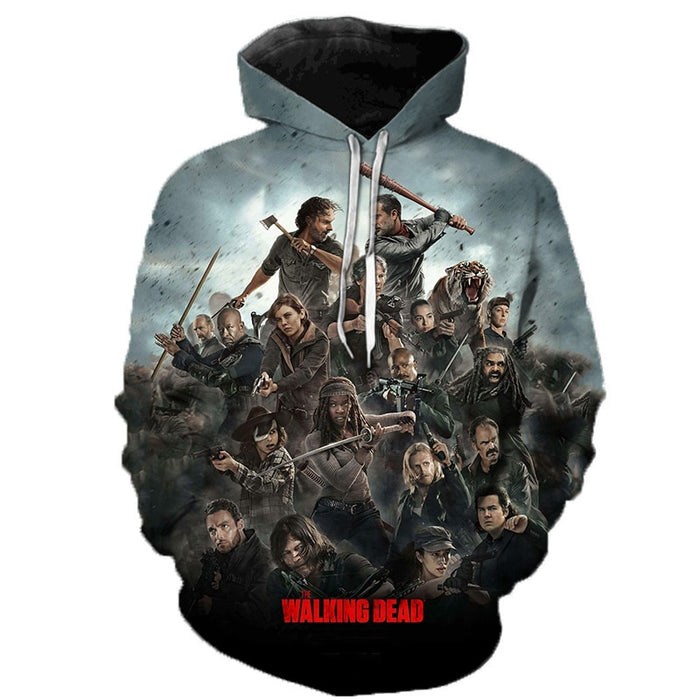 The Walking Dead 3D Printed Hoodies & T-Shirts