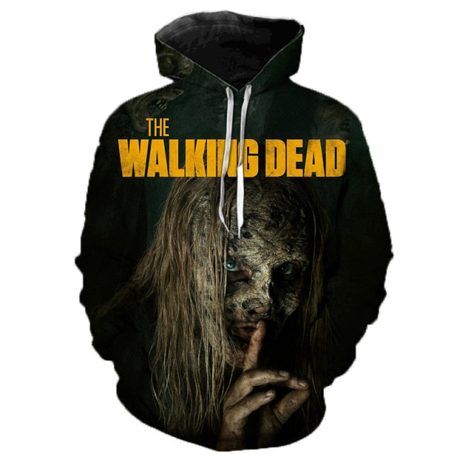 The Walking Dead 3D Printed Hoodies & T-Shirts