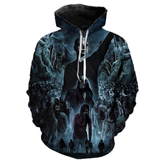 The Walking Dead 3D Printed Hoodies & T-Shirts