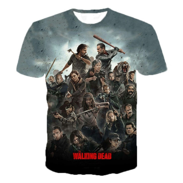 The Walking Dead 3D Printed Hoodies & T-Shirts