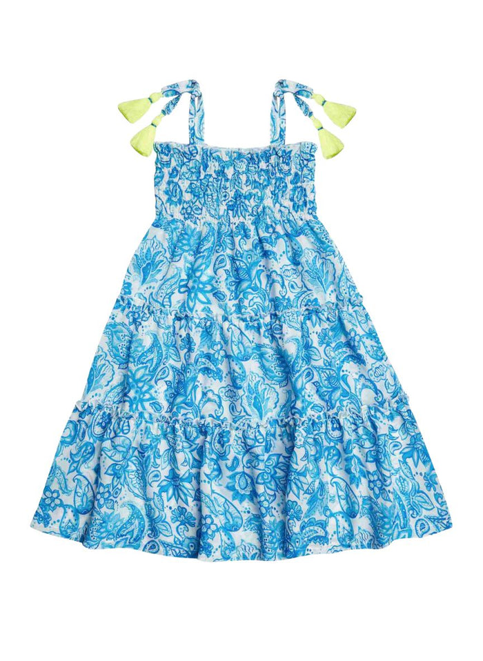 Kids Dresses Marie Raxevsky Tie Shoulder Dress Cycladic Apoella