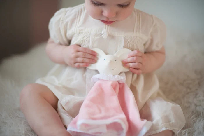 Tikiri Meiya the Mouse Snuggly Teether & Comforter