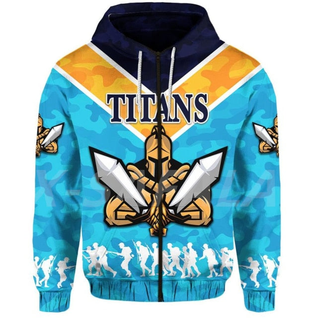 Titans/Suns 3D Assorted Printed Hoodies - XL-4XL