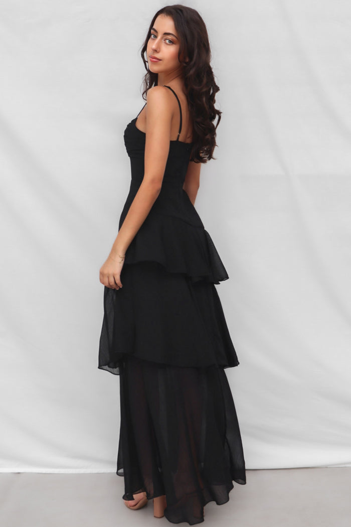 Tommi Maxi Dress - Black - Runway Goddess