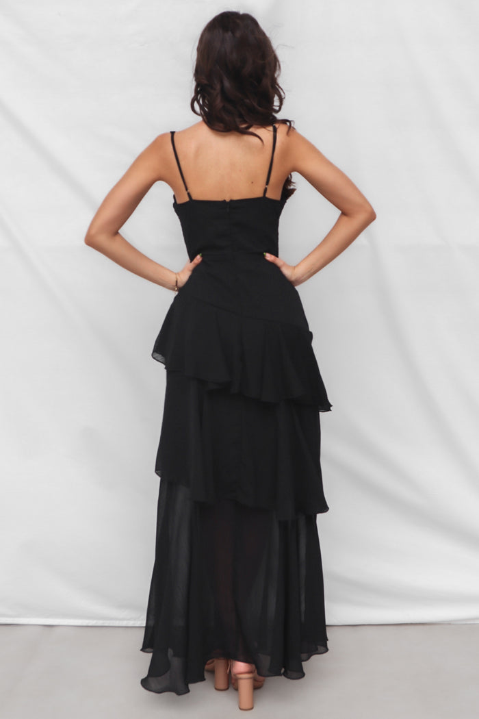 Tommi Maxi Dress - Black - Runway Goddess