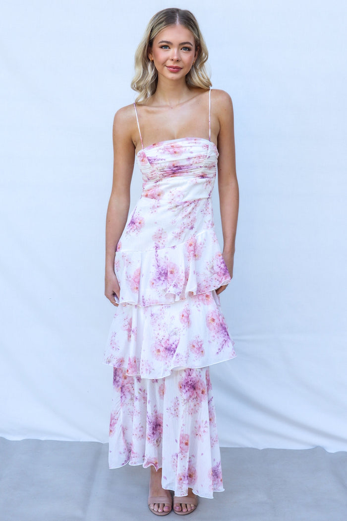 Tommi Maxi Dress - Blush Floral