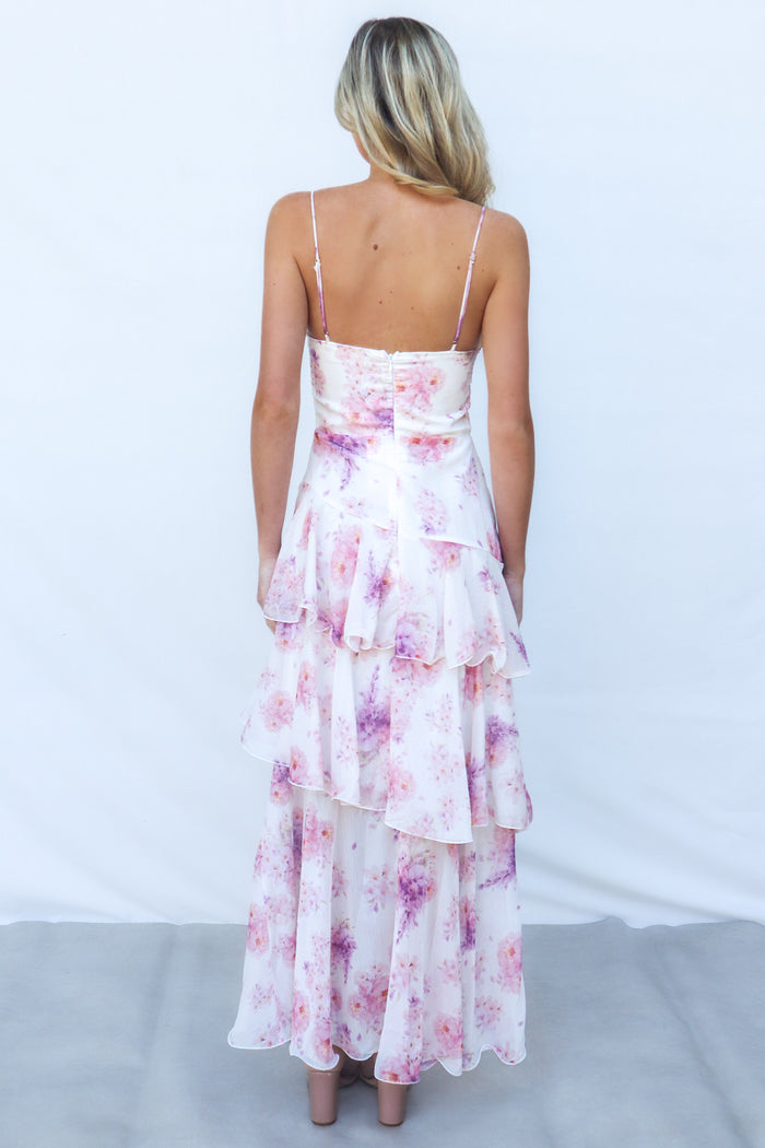 Tommi Maxi Dress - Blush Floral