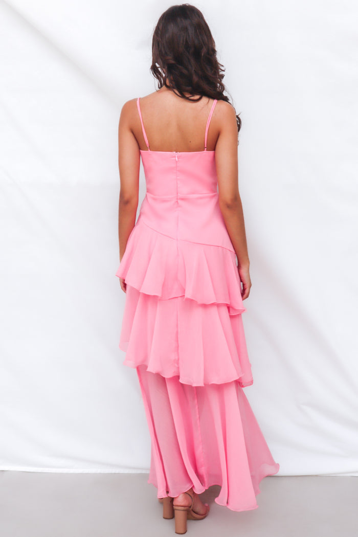 Tommi Maxi Dress - Blush - Runway Goddess