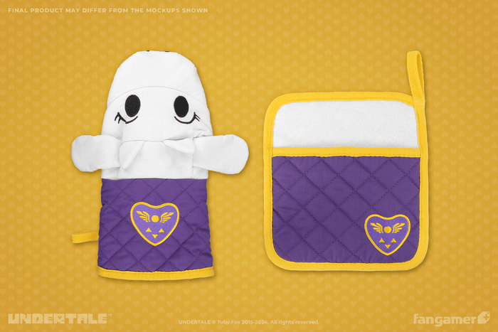 Toriel's Kitchen Oven Mitt & Potholder Set