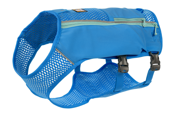 Dog Running Vest in Blue Pool (410)