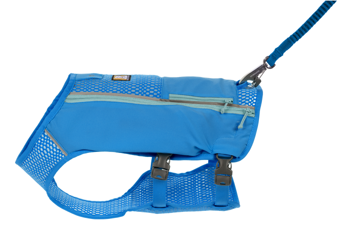 Dog Running Vest Attachment Blue Pool (410)