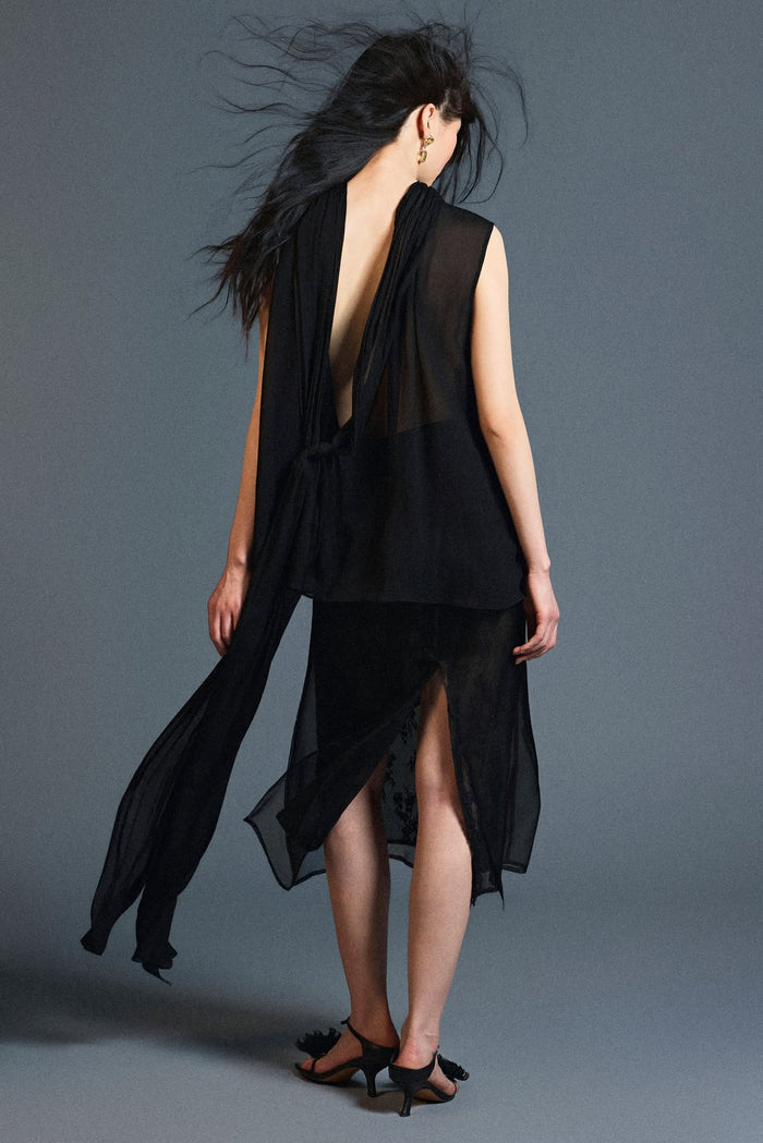 Translucent Two-layer Skirt