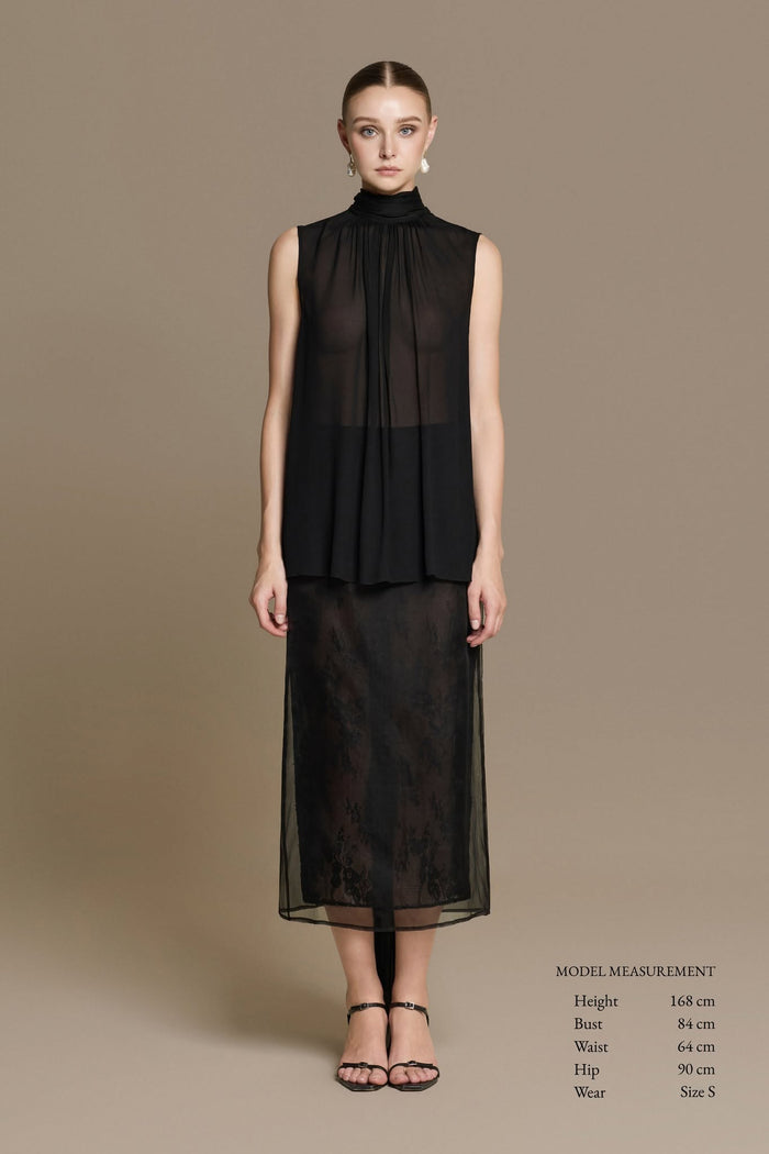 Translucent Two-layer Skirt