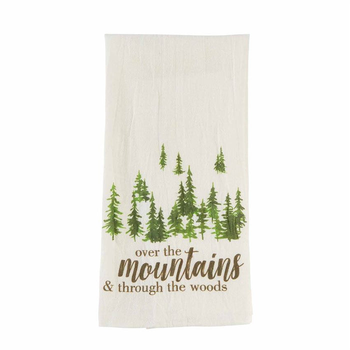 Trees Watercolor Flour Towel