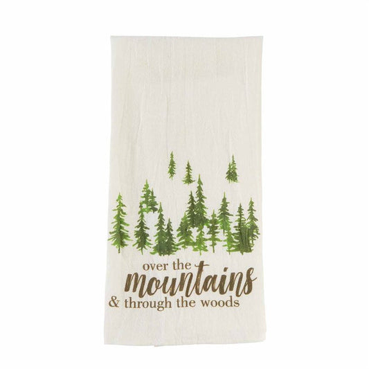 Trees Watercolor Flour Towel