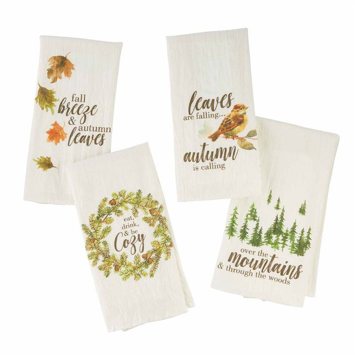 Trees Watercolor Flour Towel