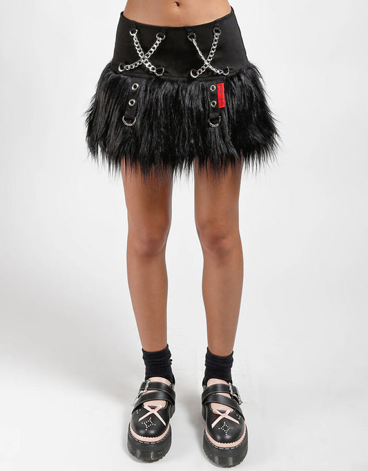 Tripp NYC Furtastic Pleated Skirt