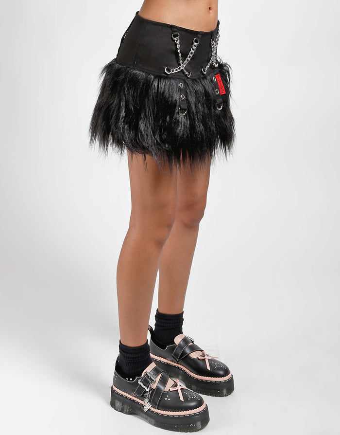 Tripp NYC Furtastic Pleated Skirt