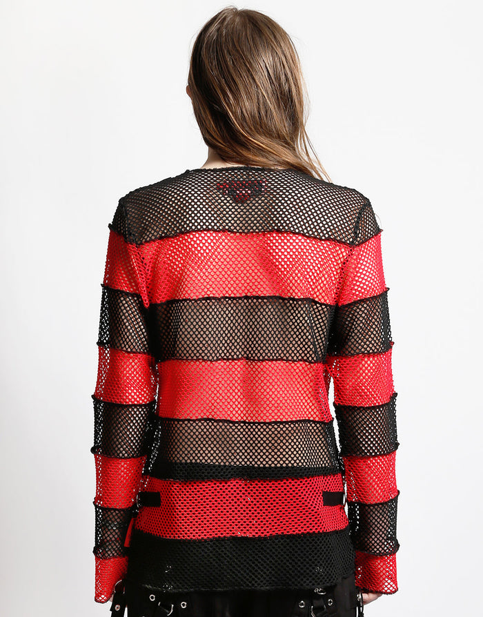 Tripp NYC Mega Mesh Stripe Jersey