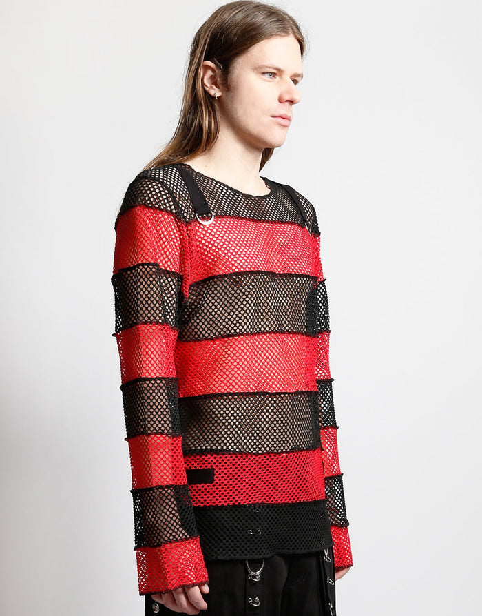 Tripp NYC Mega Mesh Stripe Jersey