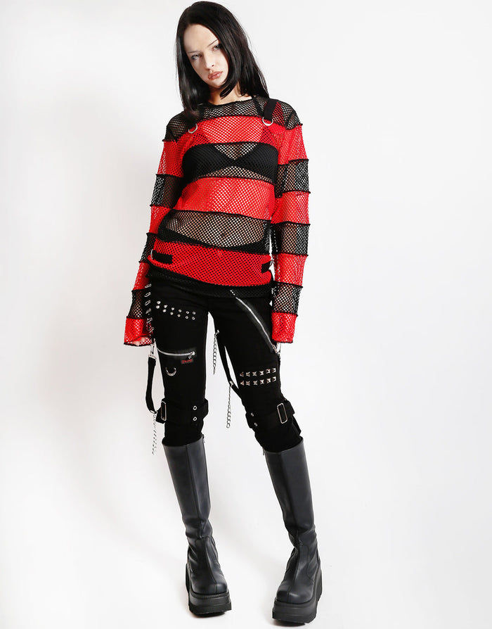 Tripp NYC Mega Mesh Stripe Jersey