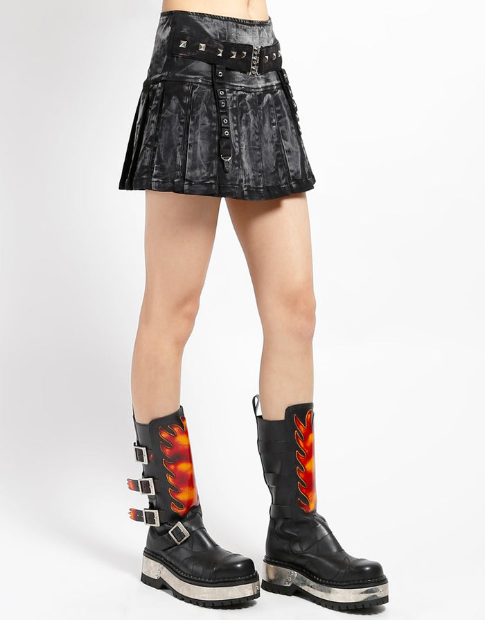 Tripp NYC Peace Pleated Skirt
