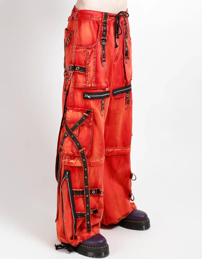 Tripp NYC X-Strap Zip Off Fire Wash Pant