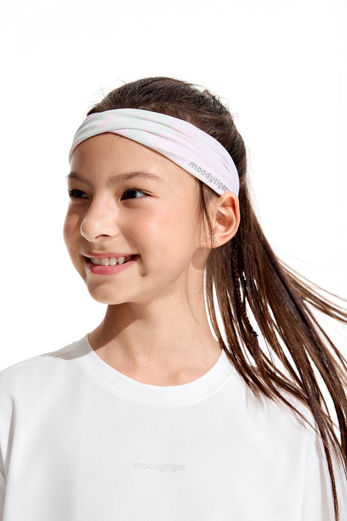 Twist Head band **Color Coral Pink Purple**