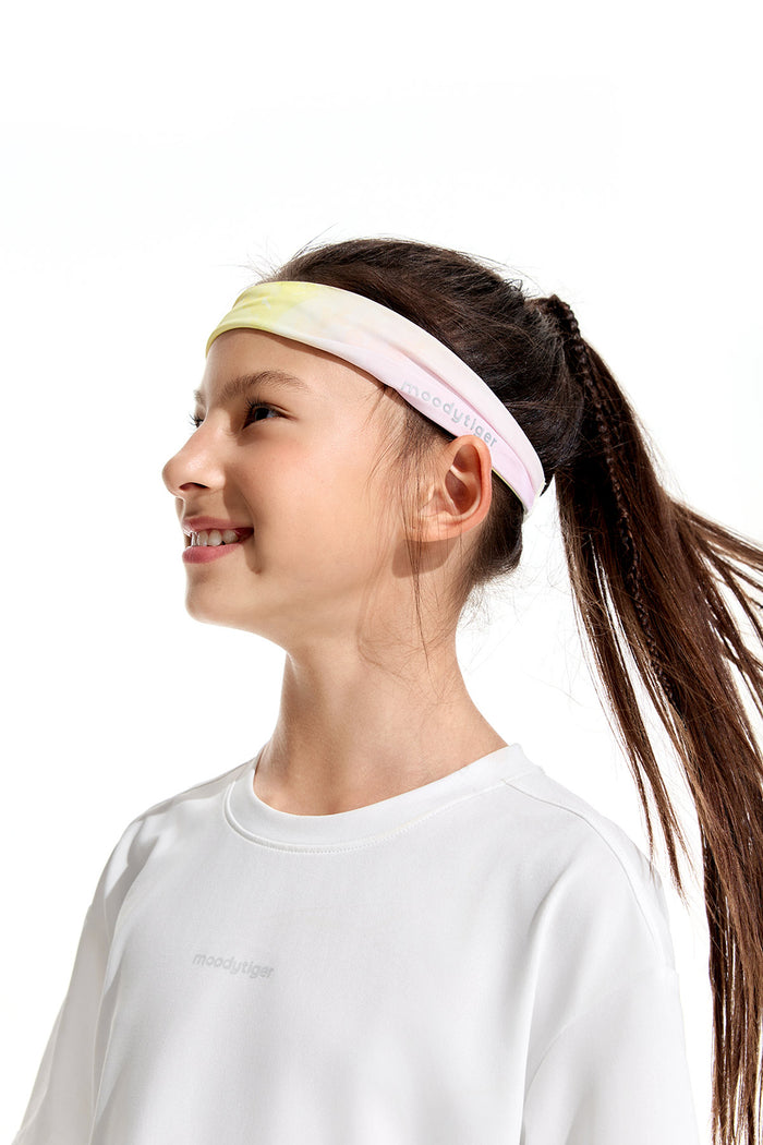 Twist Head band **Color Coral Yellow**