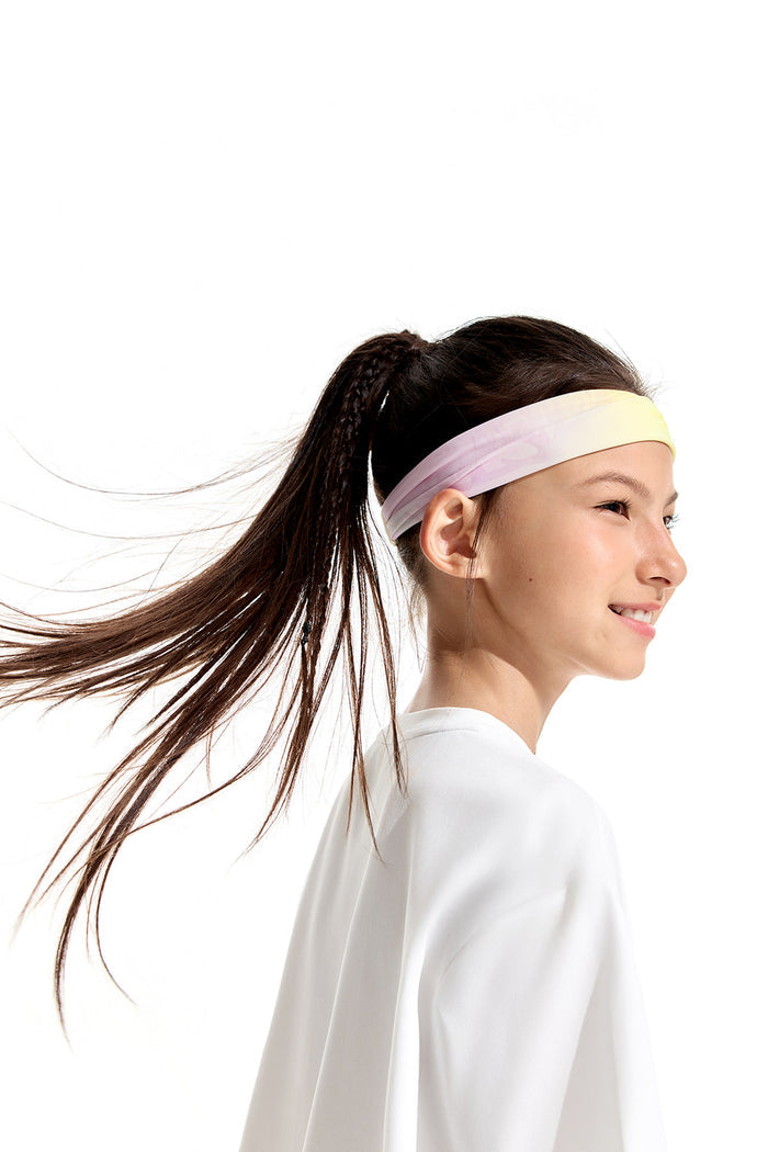 Twist Head band **Color Coral Yellow**