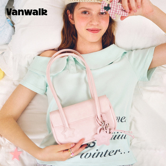 VANWALK COCOA PIE Series Original Design Shoulder Bag V3087