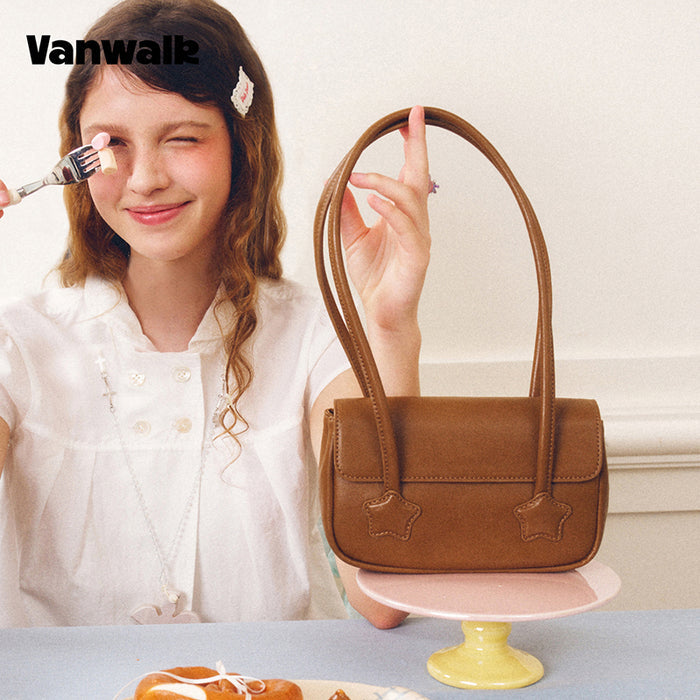 VANWALK COCOA PIE Series Original Design Shoulder Bag V3087