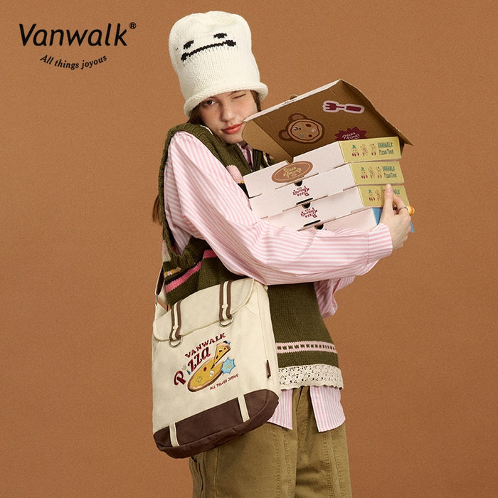 Vanwalk Lightweight Pizza Series Crossbody Bag V2859